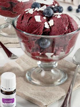 Paleo & Vegan Blueberry-Lavender Ice Cream to Die For!!  Young Living, Training & Education - My Spa Shop