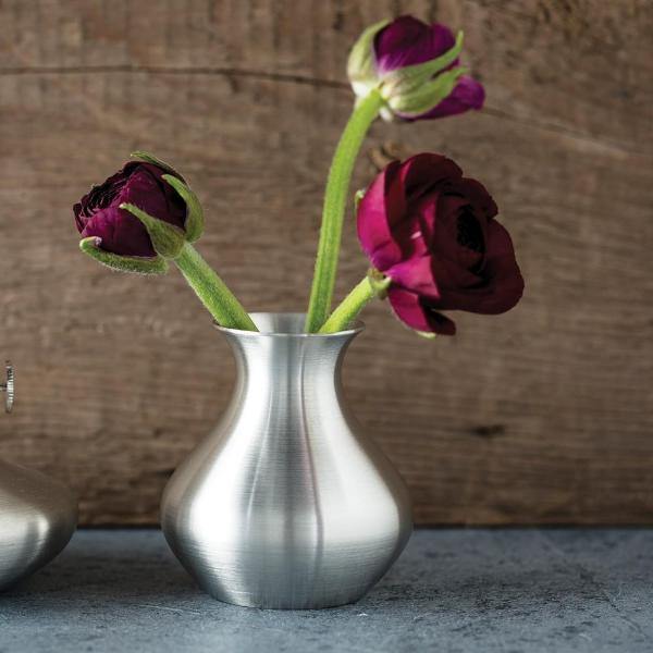 Anjou Pewter Vase, Classic Pewter Vase, Flower Bouquet Vase