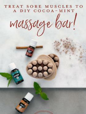 DIY Cocoa - Mint Massage Bar, Young Living Essential Oils - My Spa Shop