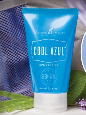 Keep Your Cool with Cool Azul Sports Gel, Gloria Russo, Young Living International - My Spa Shop