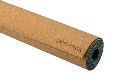 Jade Yoga - Jade Yoga, Cork Yoga Mat - My Spa Shop