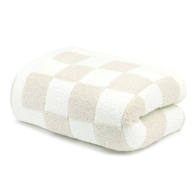 Kashwere - Kashwere Ultra Soft Check Throw - My Spa Shop
