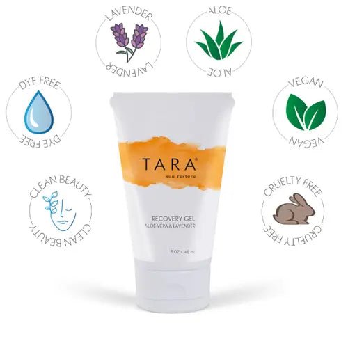 Tara - Sun Restore Recovery Gel - Aloe Vera & Lavender - My Spa Shop