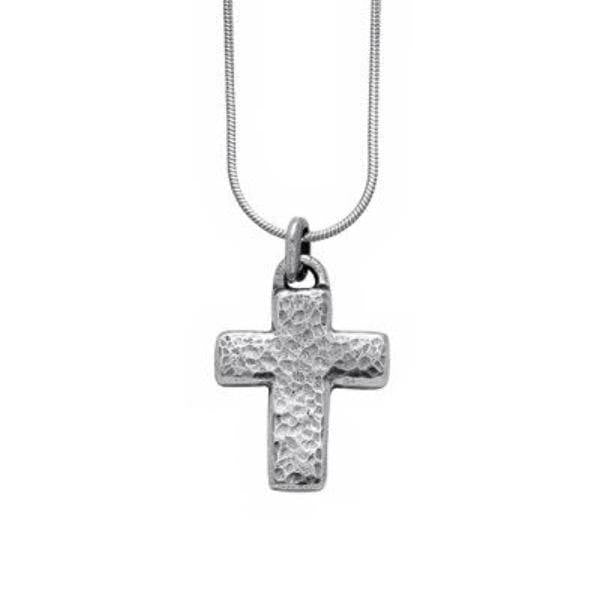 Danforth Artisan Cross Pewter Necklace