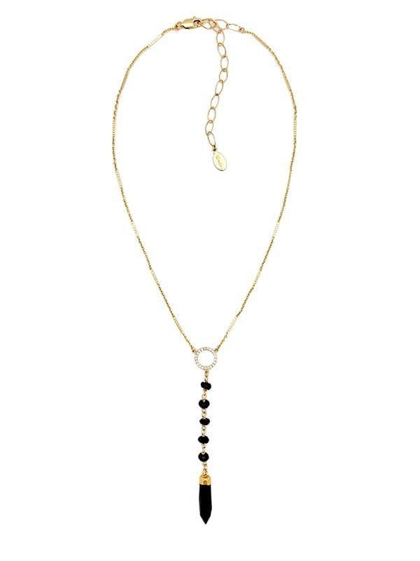 Lil Onyx Vector Necklace - My Spa Shop