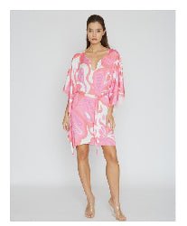 Wrap Up by VP - Pink Short Robe - My Spa Shop
