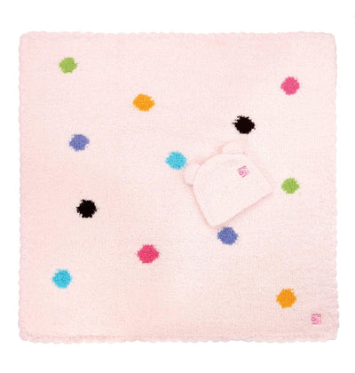 Polka Dot Baby Blanket w/ Bear Cap Set - My Spa Shop