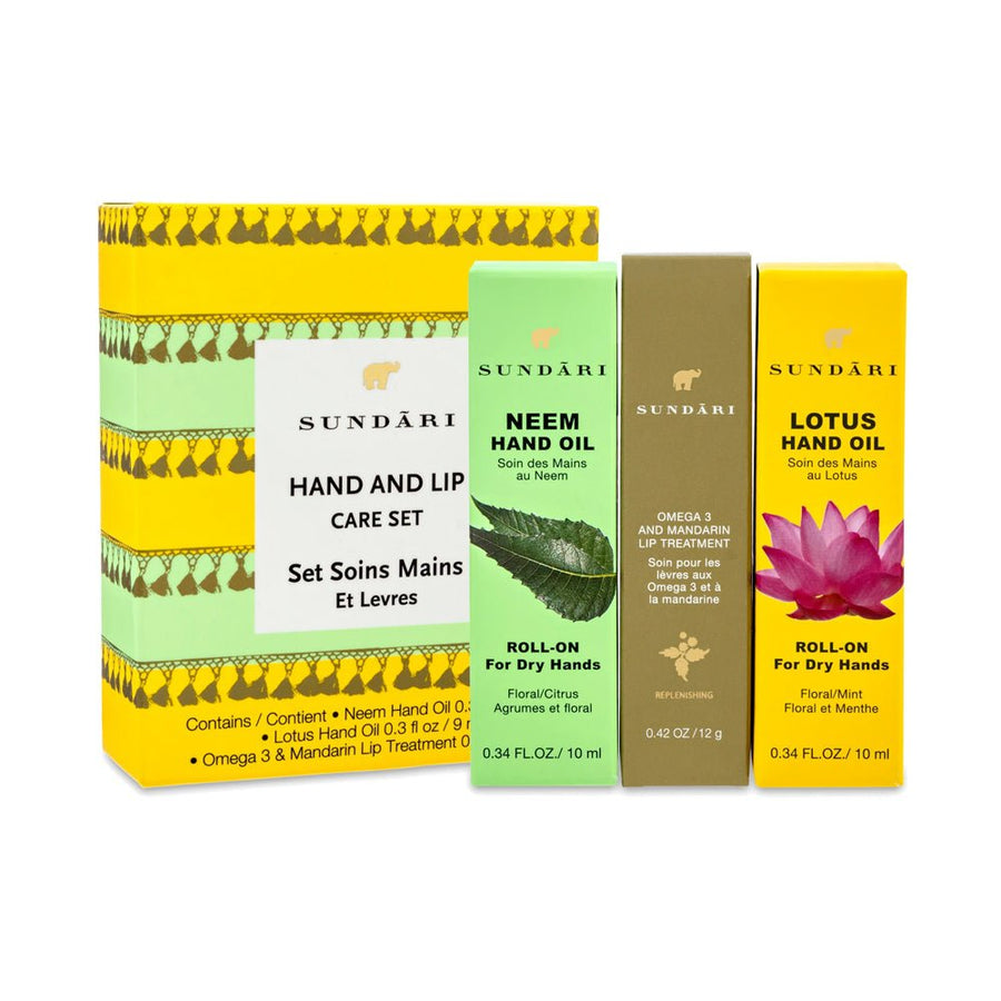 Sundari - Sundari Natural Hand & Lip Care Gift Set - My Spa Shop