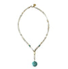 Turquoise Drop Necklace by Monica Mauro - My Spa Shop